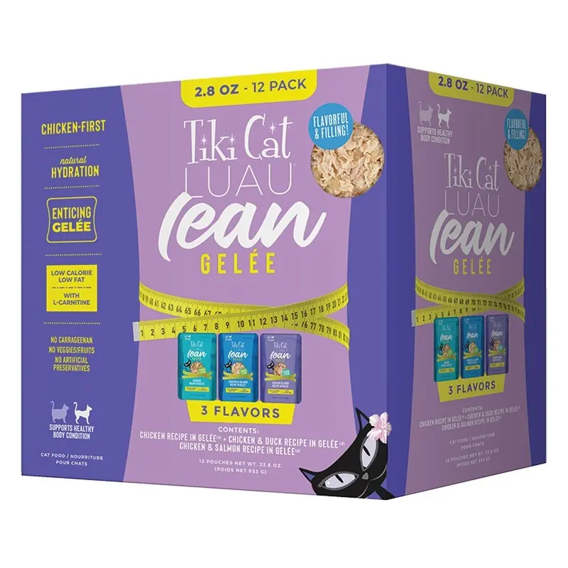 Tiki Cat - 3 Flavor Lean Pouch Variety 12 Pack