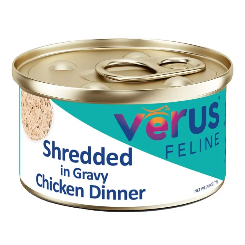 Verus - GF Shreds Cat Food - Chicken Dinner 2.8oz