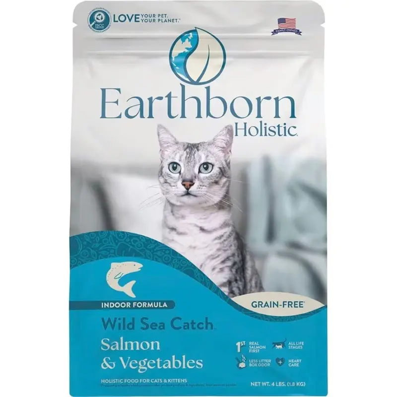 EARTHBORN - WILD SEA CATCH GF CAT FOOD 4LB.