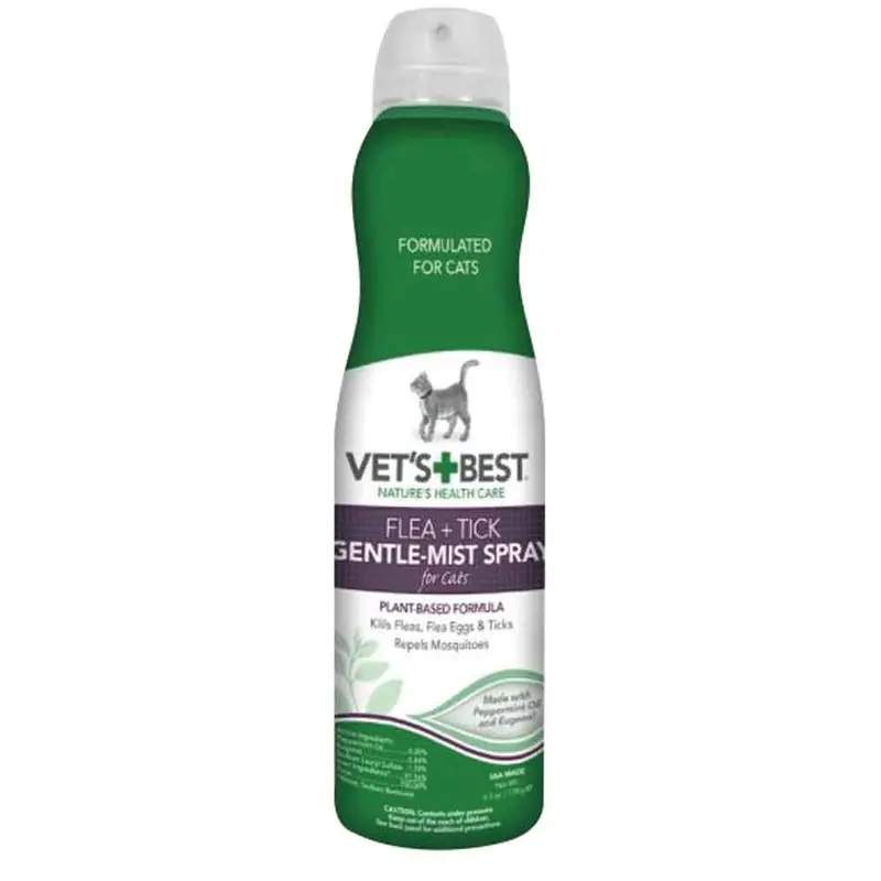 Flea & Tick Gentle Mist Spray for Cats - 6 oz