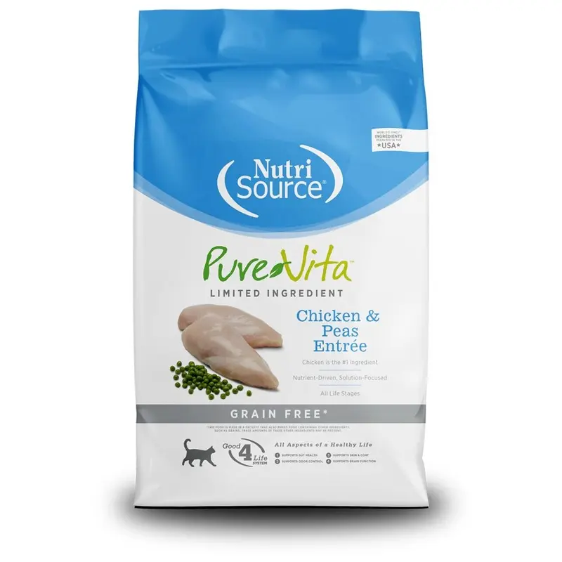 NUTRISOURCE - PURE VITA GF CHICKEN CAT FOOD 12LB