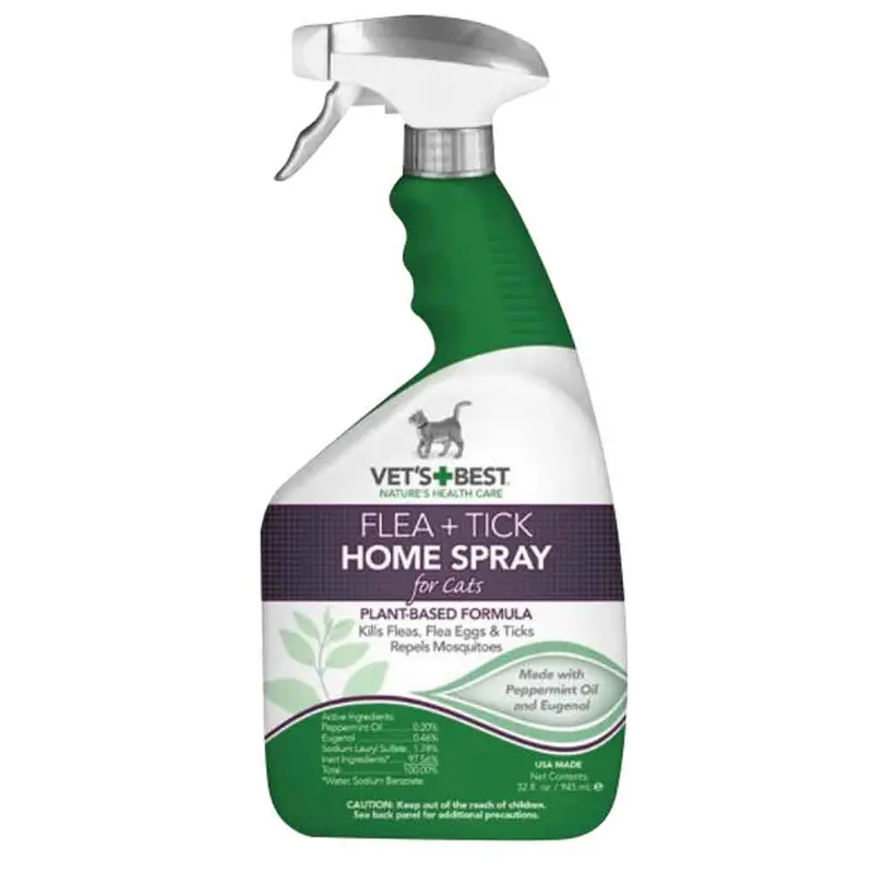 Vet's Best Flea & Tick Home Spray for Cats - 32 oz