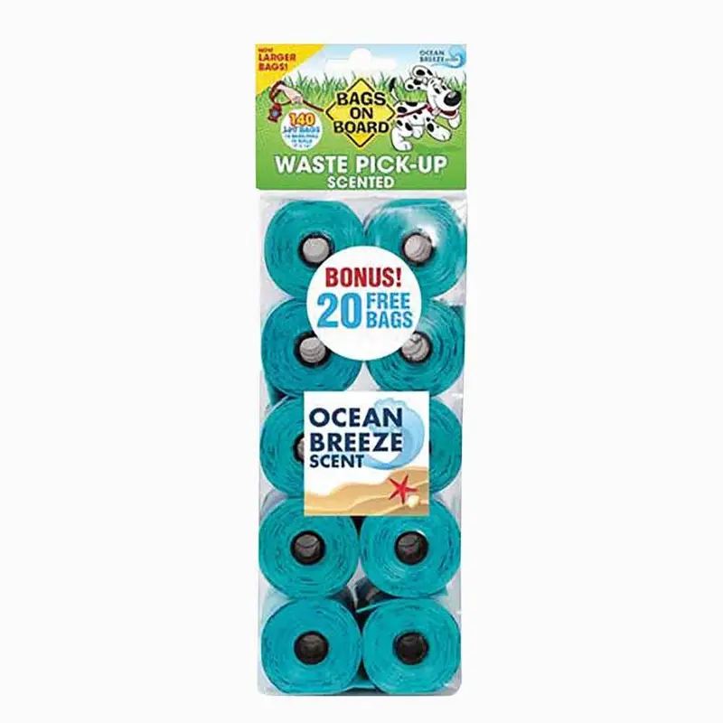 Bags on Board - Scented Refill - Ocean Breeze - 140 pk