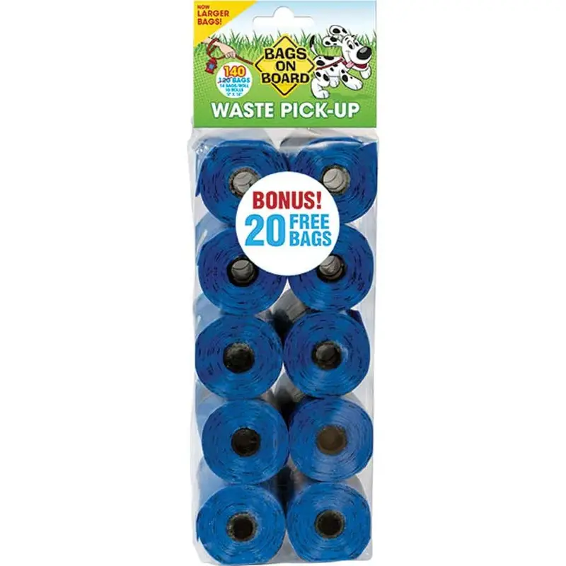 Blue Pick-Up Bag Refill Pack - 140 bags