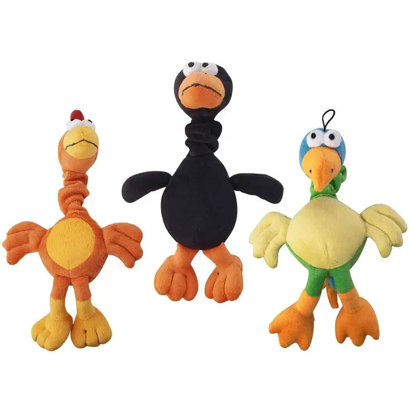 Chirpies with IC Chip Dog Toy - 14 in. - Assorted
