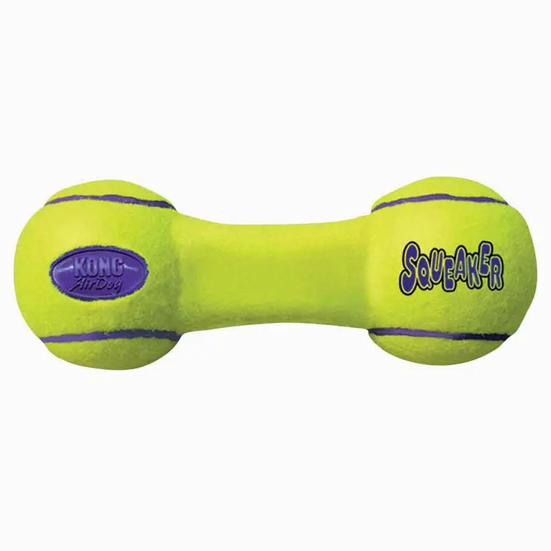 KONG Squeaker Dumbbell - Medium - 6 3/4 in.