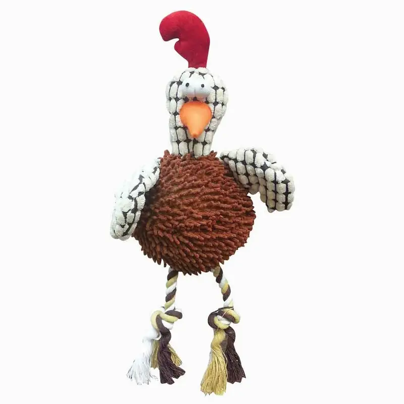 Gigglers Chicken Dog Toy Assorted - 12 in.