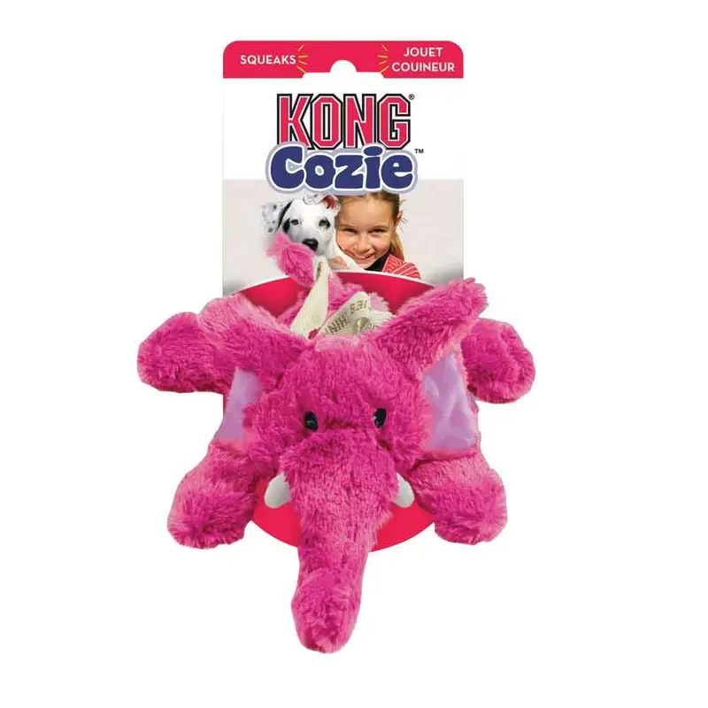 Kong - Cozie Elmer Elephant SM Dog Toy