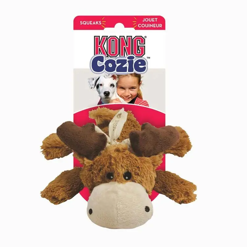 KONG Cozie Marvin Moose Dog Toy - Medium