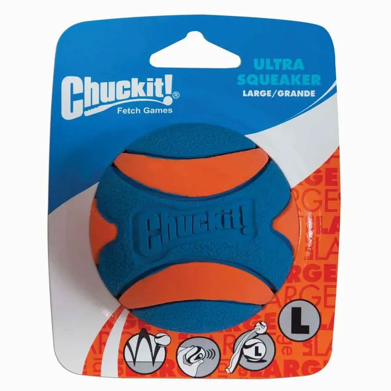 Chuckit! - Ultra Squeaker Ball Dog Toy LG