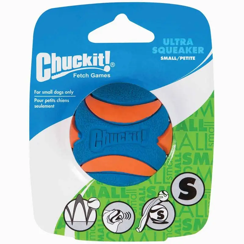 Chuckit! - Ultra Squeaker Ball Dog Toy SM