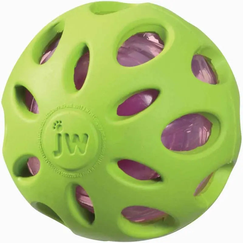 JW Pet - Crackle Heads Ball Dog Toy MD