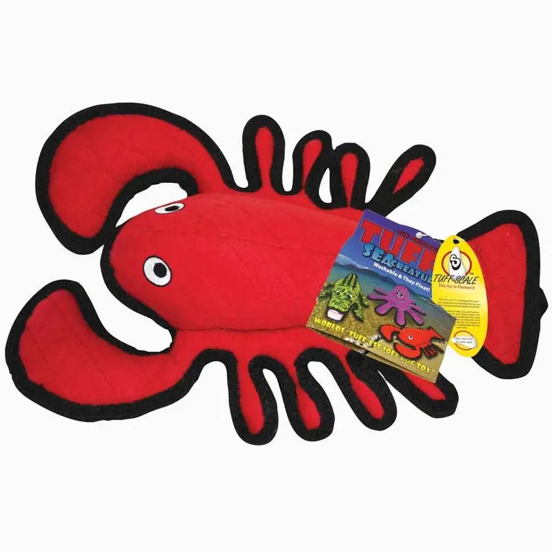 Tuffy Sea Creatures - Larry Lobster Dog Toy