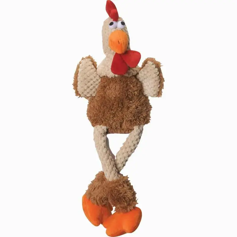 goDog Checkers - Rooster - Brown - Large