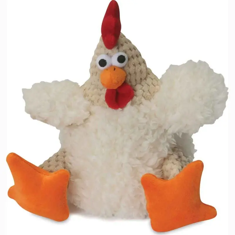 goDog Checkers - Rooster - White - Small