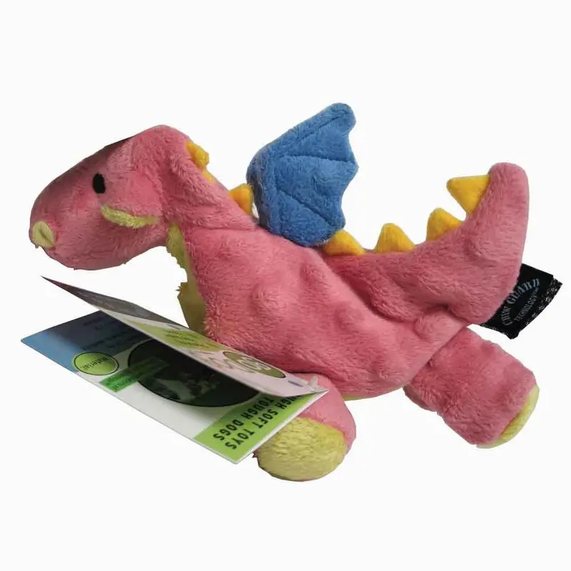 goDog Coral Dragon Plush Dog Toy - Mini