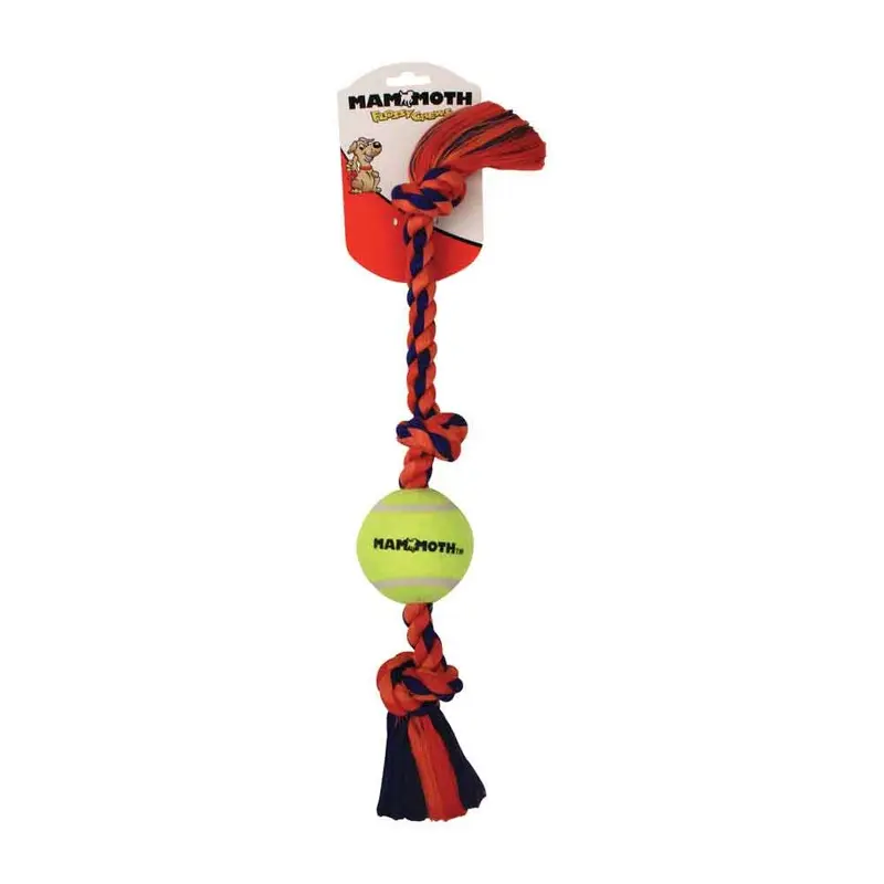 Mammoth - Flossy Chews w Tennis Ball Md 20in