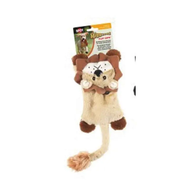 Skinneeez Flat Cats Dog Toy - Leopard/Tiger/Lion - 14in