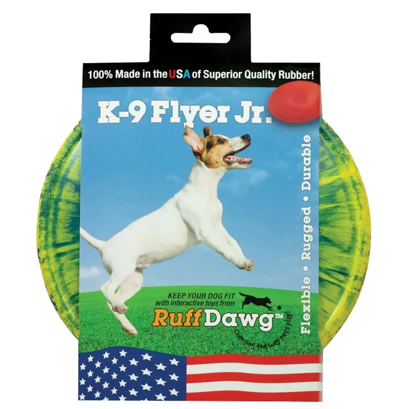 Ruff Dawg K9 JR Dog Toy - 6.5 in. diameter - Assorted Colors