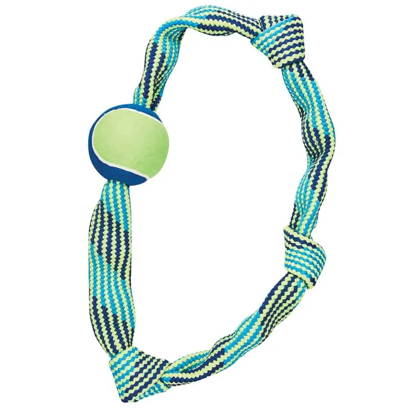 Spot - Colorful Rope Knot Ring - 23 in