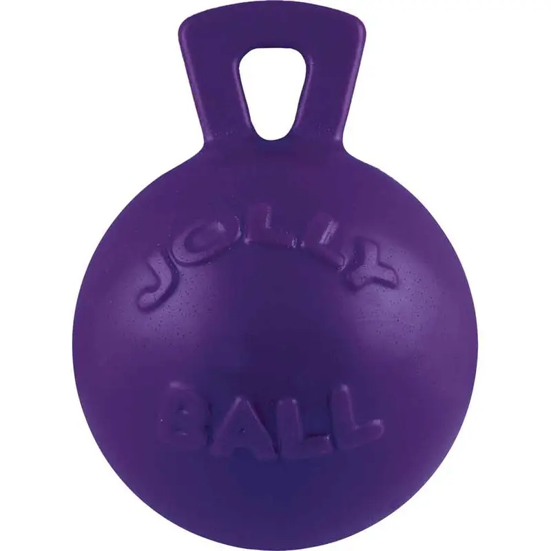Jolly Pets - Tug N Toss Ball - Purple - Medium - 6 inch