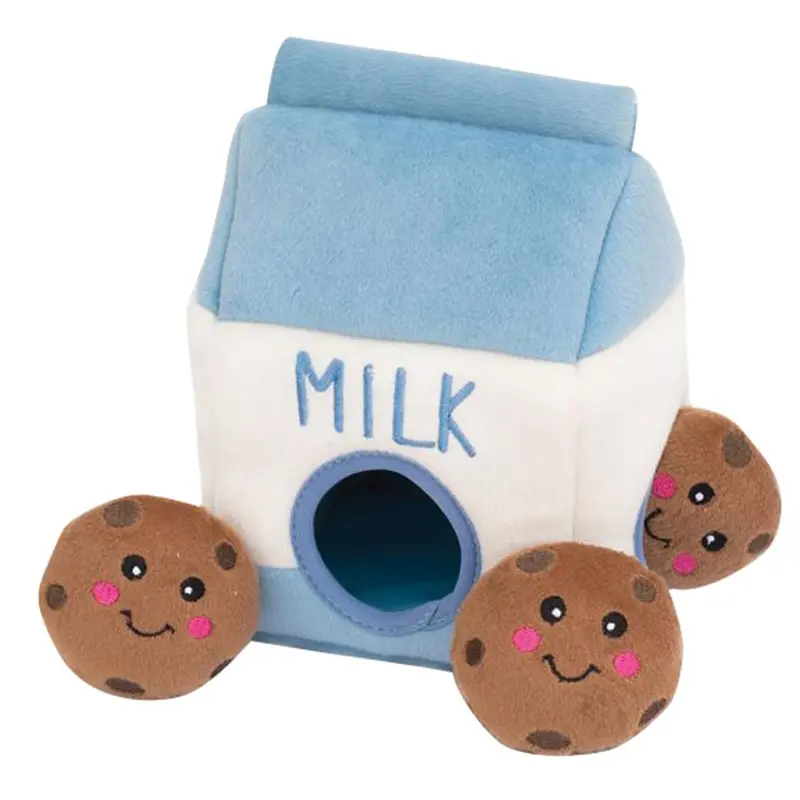 Zippy Paws Zippy Burrow - Milk and Cookies