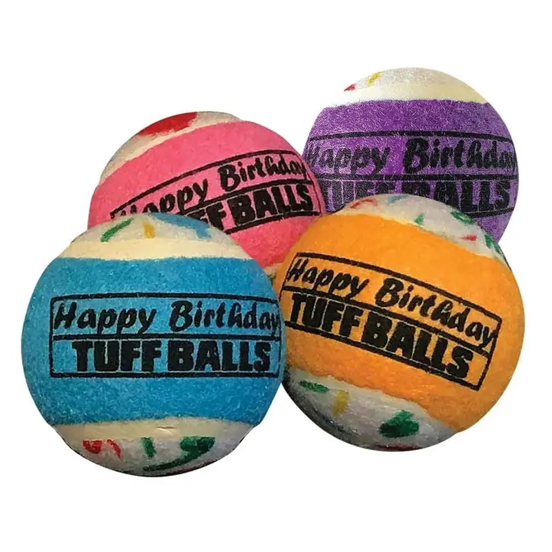 Petsport - Junior Happy Birthday Balls 1.8in pk