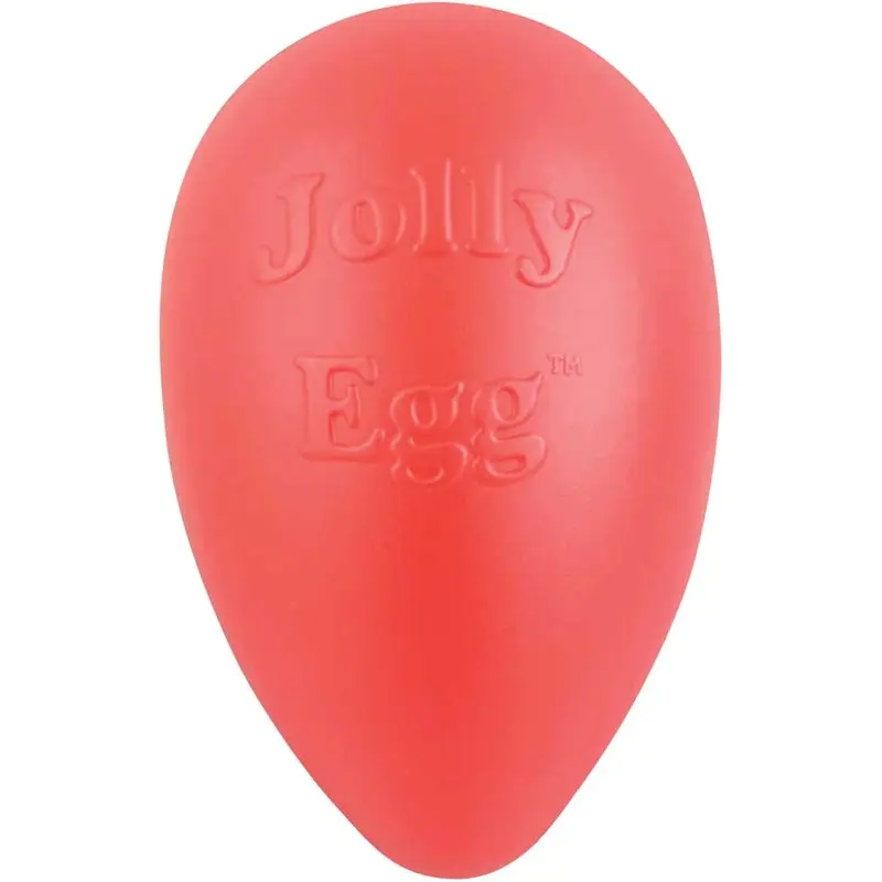Jolly Pets Dog Toy - Egg - Red - 12 in.