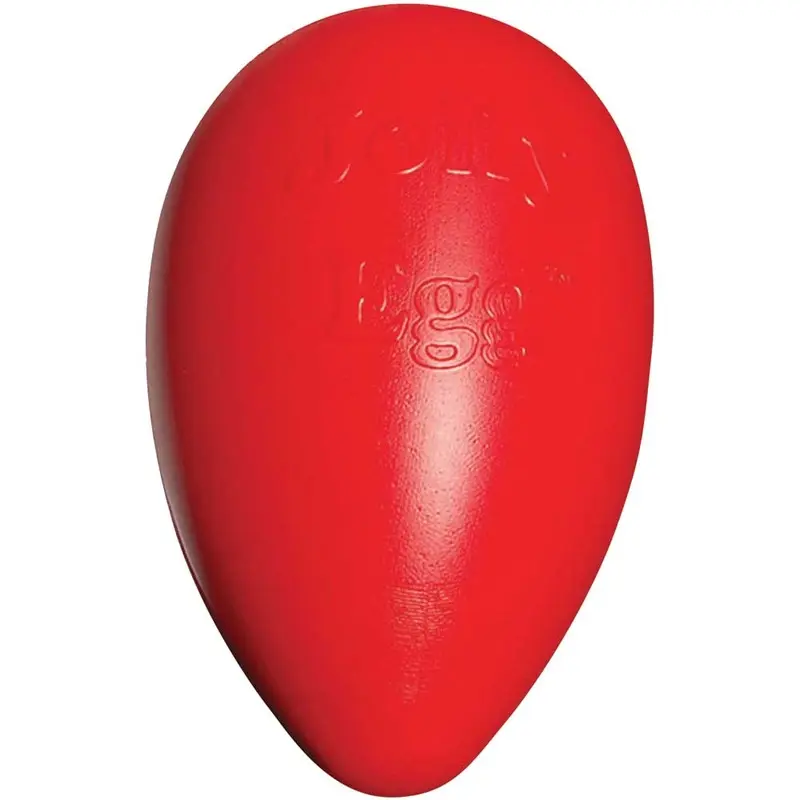 Jolly Pets Dog Toy - Egg - Red - 8 in.
