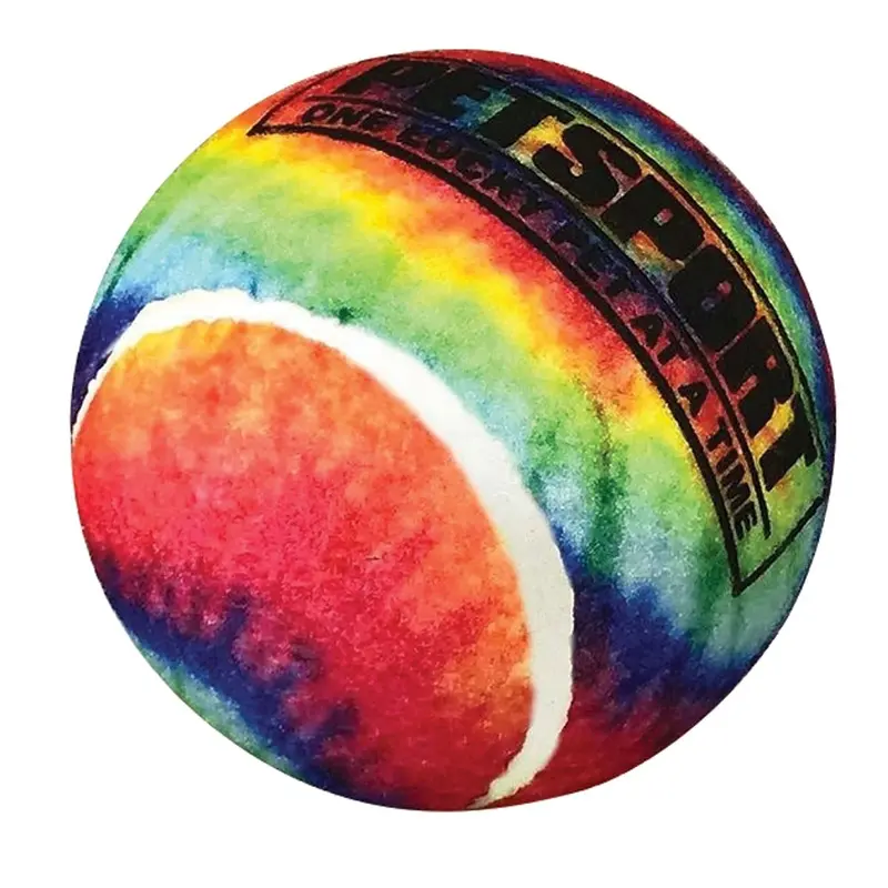 Petsport - Tie Dye Squeak Ball 4in