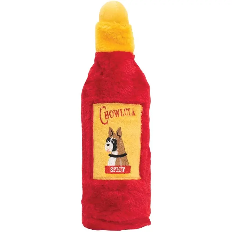 Zippy Paws Dog Toy - Crusherz Hot Sauce - Chowlula