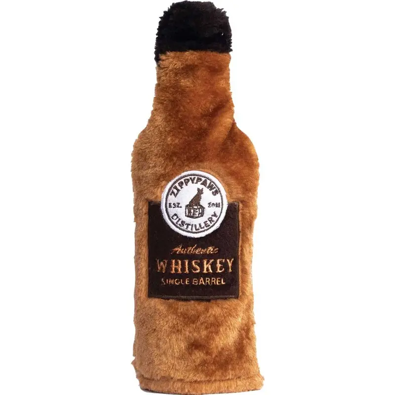 Zippy Paws Dog Toy - Happy Hour Crusherz - Whiskey