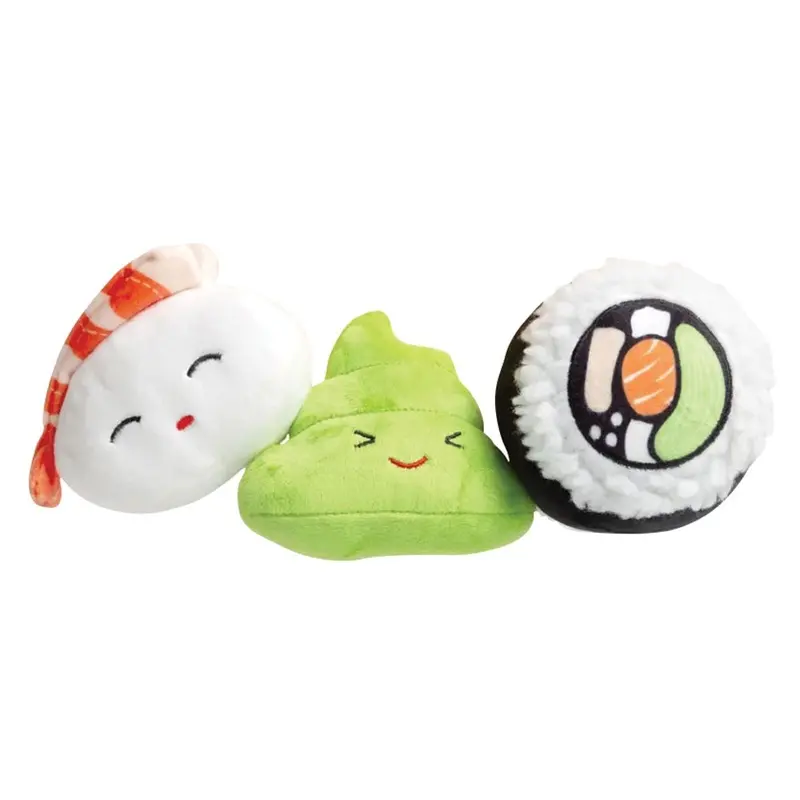 Pearhead Dog Toys - Sushi Set - 3 pk