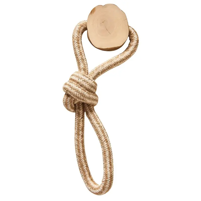 Spot - Love the Earth Coffee Wood Chew Rope Tug 12in. Dog Toy
