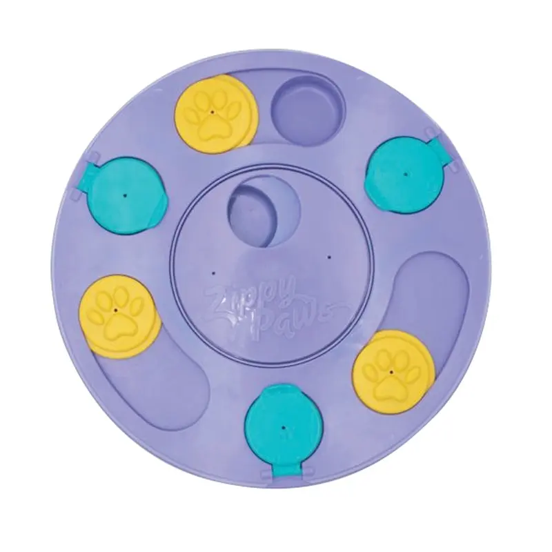 Zippy Paws Smartypaws Puzzler - Puzzle Feeder - Purple