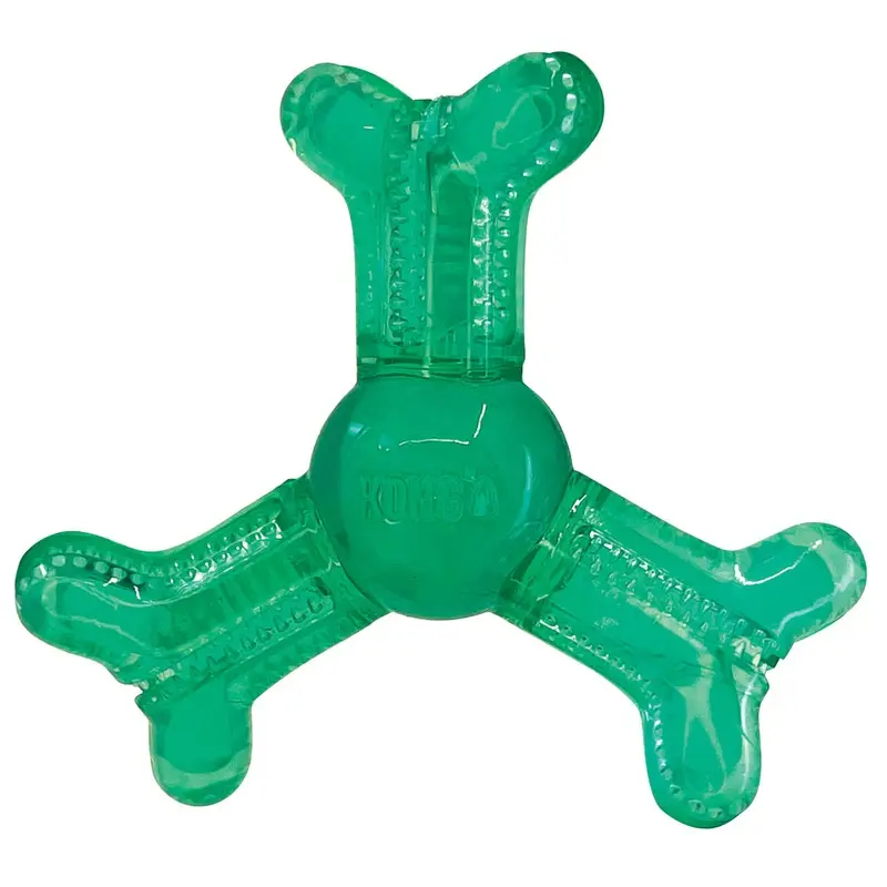 Kong Dog Toy - Dental Squeezz - Roller Bone - XS/Sm