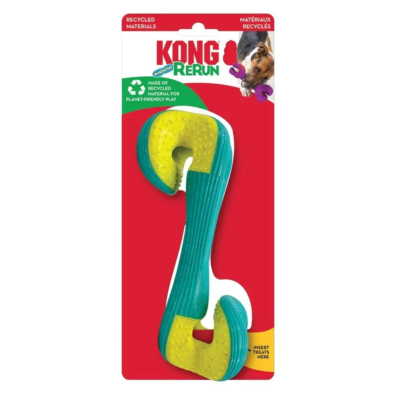 Kong Dog Toy - Rerun Whoosh - Bone - Md/Lg