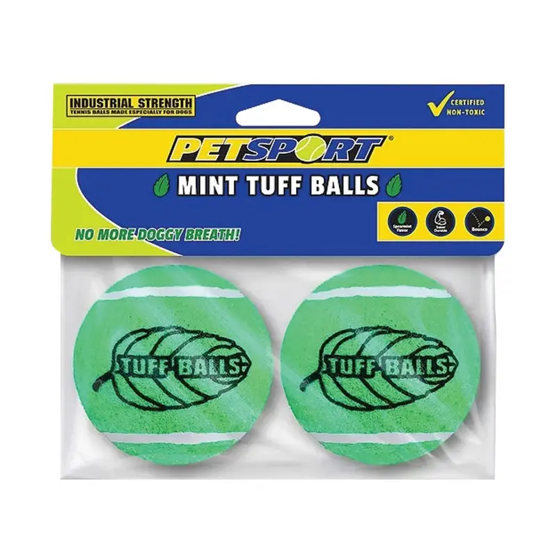 Petsport - Mint Tuff Balls 2.5in 2pk