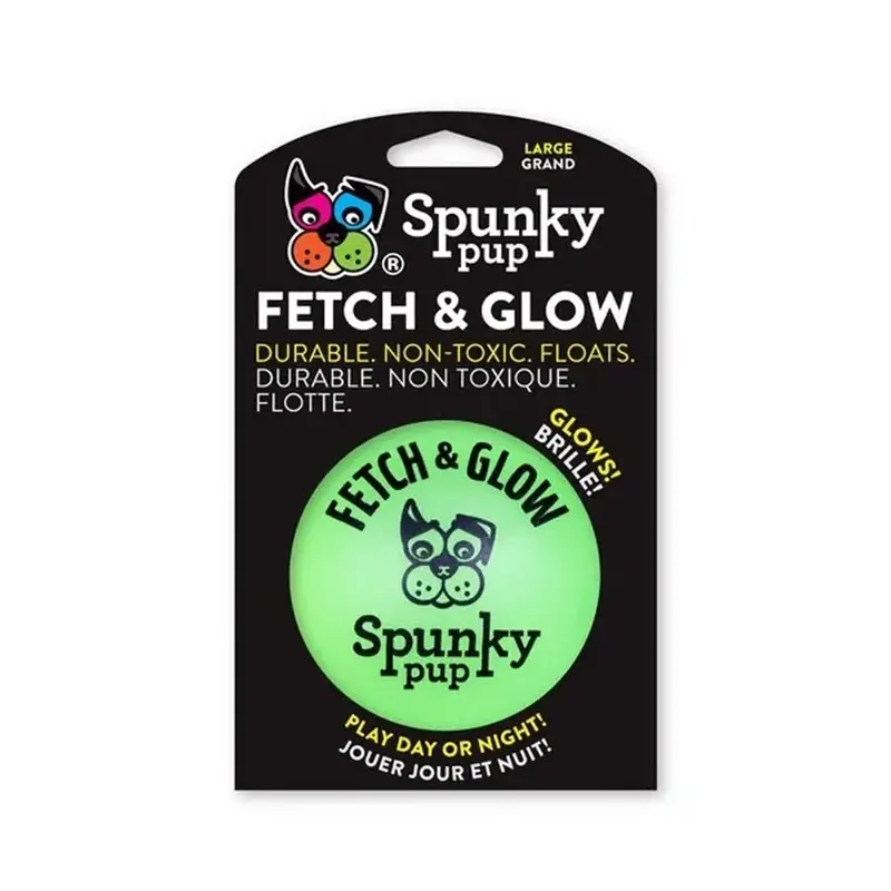 Spunky Pup - Fetch & Glow Ball LG