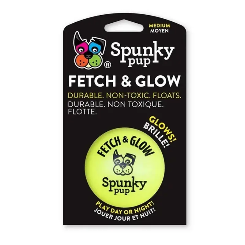 Spunky Pup - Fetch & Glow Ball MD