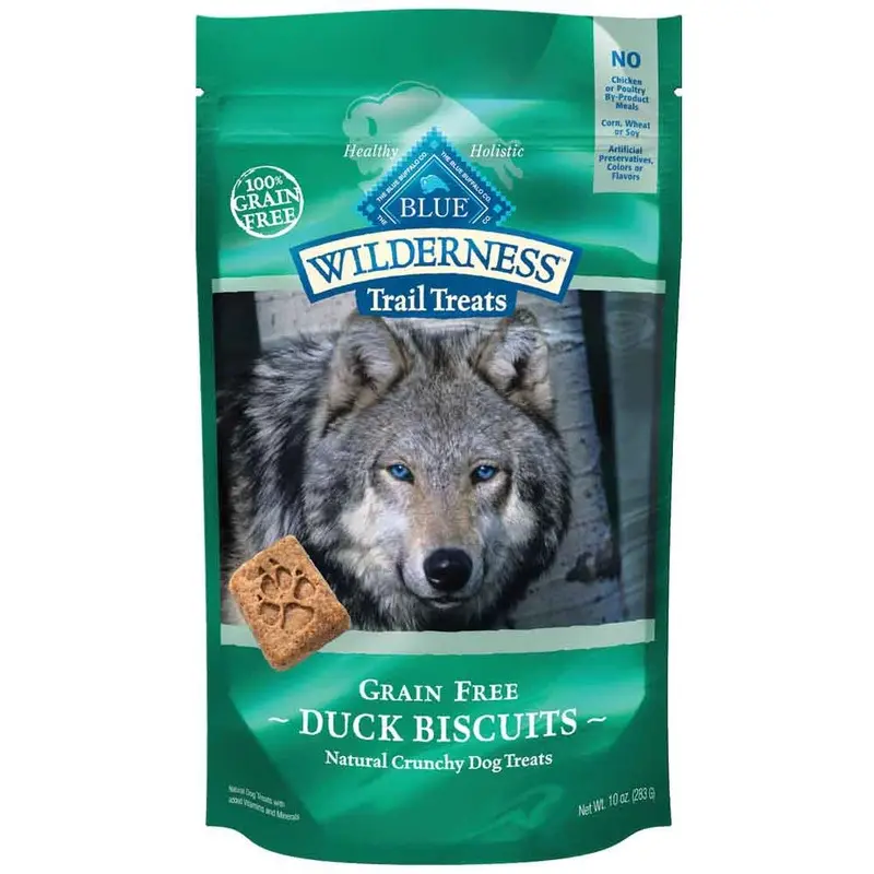 Wilderness Trail Treats Dog Biscuits - Duck - 10 oz.
