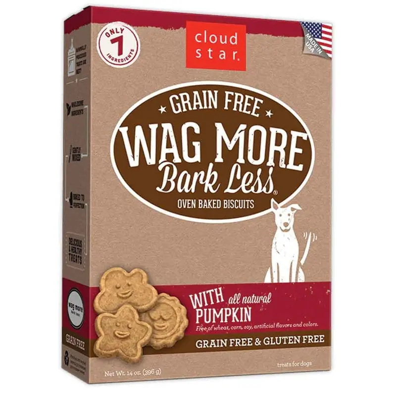 Wag More BL Oven Baked Biscuits-Pumpkin-14oz
