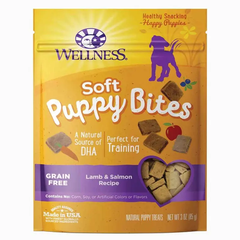 Wellness Soft Puppy Bites - Lamb & Salmon - 3 oz