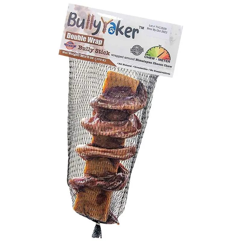 Durkha - BullyYaker - Double Wrapped Cheese Treat - Dog