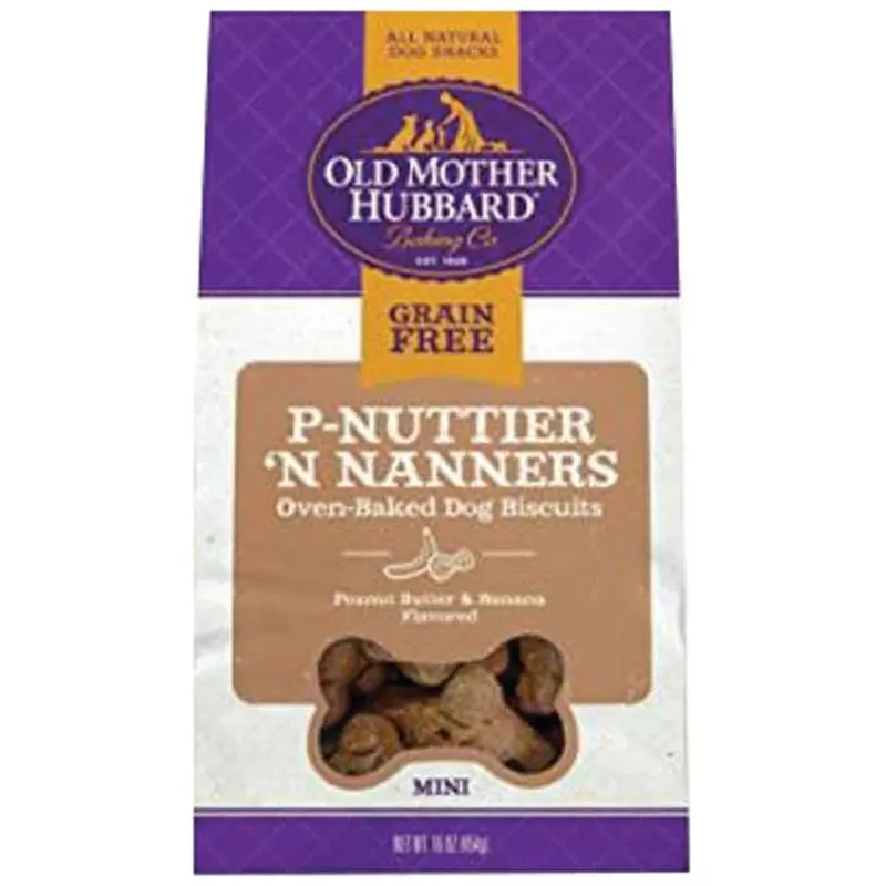 GF Dog Biscuits - P-Nuttier 'N Nanners - Mini - 16 oz