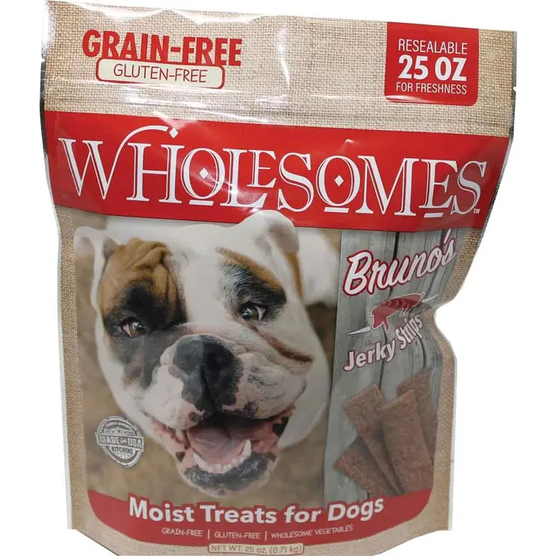Wholesomes Bruno's Jerky Sticks - Pork - 25 oz