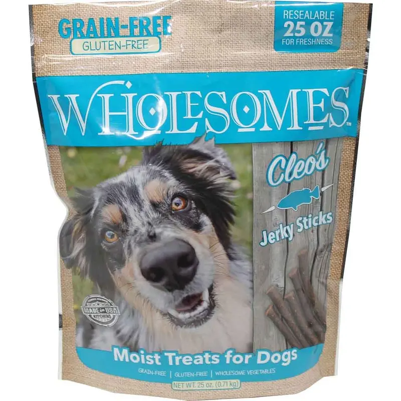 Wholesomes - Cleo's Jerky Sticks - Fish - 25 oz