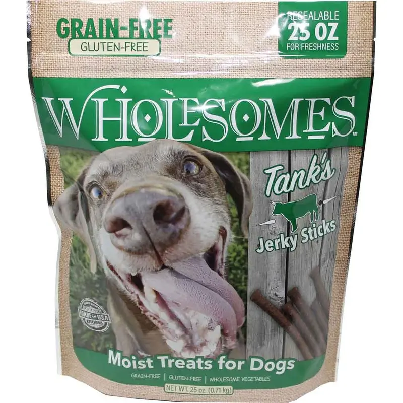 Wholesomes Tank's Jerky Sticks - Beef - 25 oz