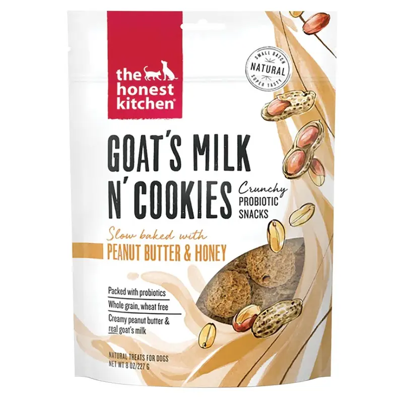 Honest Kitchen Milk N' Cookies Treats - Peanut Butter - 8 oz