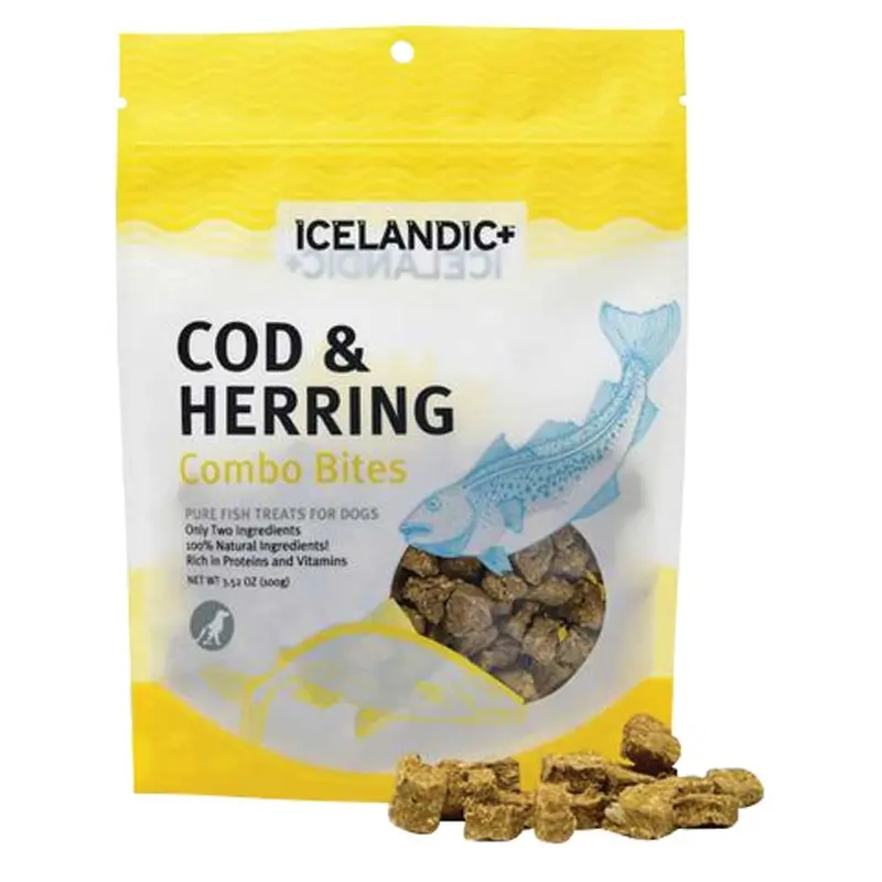 Icelandic+ - Cod/Herring Bites 3.52 oz